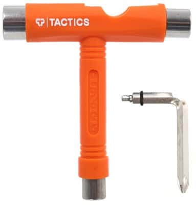 Tactics Unit 5-in-1 Skate Tool - orange fluorescent/white text - view large