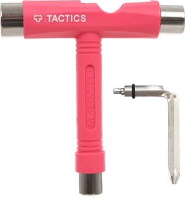 Tactics Unit 5-in-1 Skate Tool - pink/white text - view large