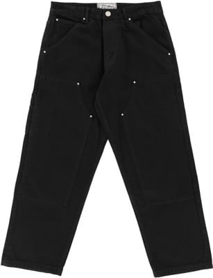 Tactics Double Knee Jeans - raw black selvedge - view large