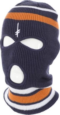 Deathwish Gang Logo Ski Mask - navy/orange - view large