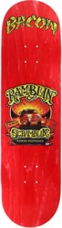 Bacon Skateboards Hopkins Ramblin And Scramblin 8.5 Skateboard Deck - red