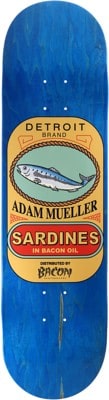 Bacon Skateboards Mueller Sardines 8.5 Skateboard Deck - blue - view large