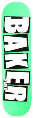 Baker Hawk Brand Name 8.5 Skateboard Deck - neon green - view large