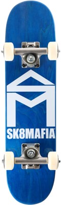 SK8MAFIA House Logo 6.0 Micro Complete Skateboard - blue stain - view large