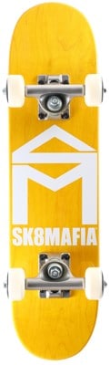 SK8MAFIA House Logo 6.0 Micro Complete Skateboard - yellow stain - view large