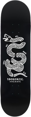 5boro Join Or Die 8.25 Skateboard Deck - black/white - view large