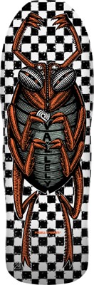 Powell Peralta Mike Vallely Bug 10.0 Reissue Skateboard Deck - white - view large