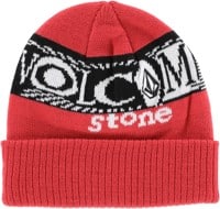 Volcom Lib Stone Legacy Beanie - ribbon red