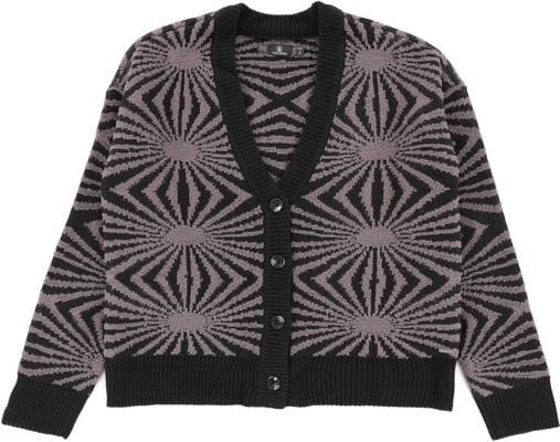 Volcom Women's El Soltaria Cardi Sweater - dark grey - view large