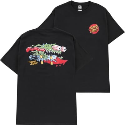 Santa Cruz Meek Scratched Slasher T-Shirt - black - view large