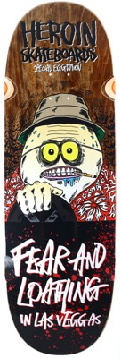 Heroin Fear & Loathing Egg 10.4 Wheel Wells Skateboard Deck - brown - view large