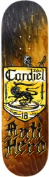 Anti-Hero Cardiel Coat Of Arms 8.62 Skateboard Deck - black/brown