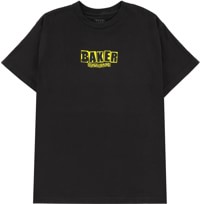 Baker Brand Logo T-Shirt - black/yellow