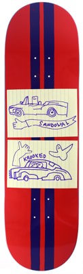 Krooked Sandoval Race Car 9.02 Skateboard Deck - view large