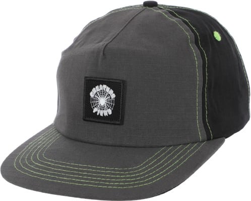 Creature Web Snapback Hat - grey/black - view large