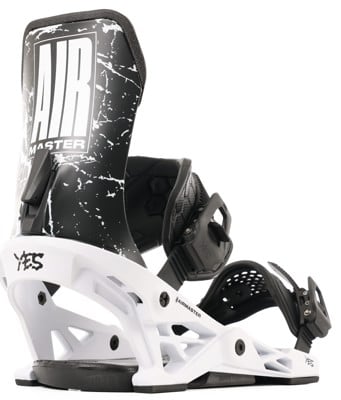 YES Airmaster Snowboard Bindings 2025 - white - view large