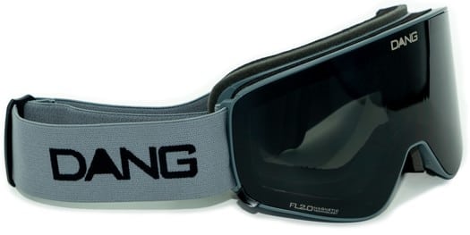 Dang Shades FL2.0 Mag Tech Goggles + Bonus Lens - slate grey/smoke + low light lens - view large