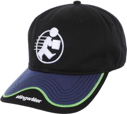 Stingwater Boxman Velcro Strapback Hat - black/navy - view large