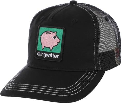 Stingwater Piggy Bank Trucker Hat - black - view large