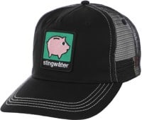 Stingwater Piggy Bank Trucker Hat - black