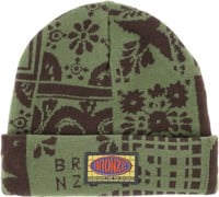 Bronze 56k Azulejo Beanie - olive/black