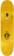 Polar Skate Co. Trumpets 8.25 Skateboard Deck - yellow - top