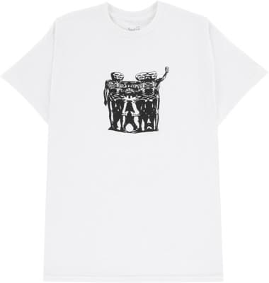 Swim Skateboard Co Skull Stretch T-Shirt - white - view large