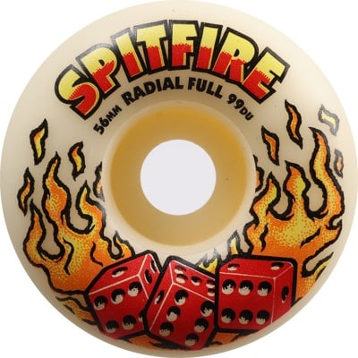 Spitfire Hot Hand Formula Four Radial Full Skateboard Wheels - natural (99d) - view large