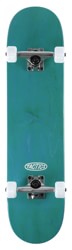 Tactics Oval Logo 7.25 Complete Skateboard - teal