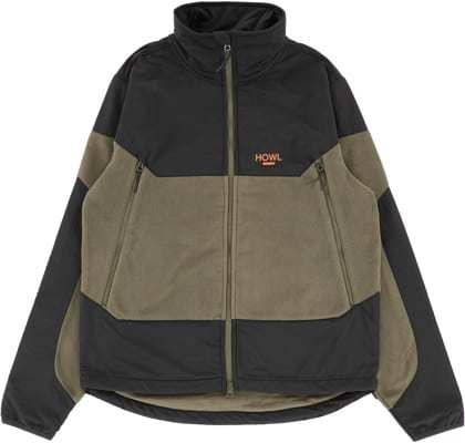 Howl Zip Polar Fleece Jacket - army - view large