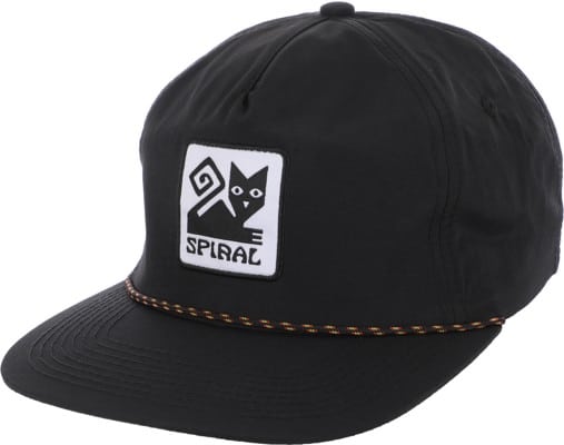 Spiral Wax Co Purrfect Snapback Hat - black - view large