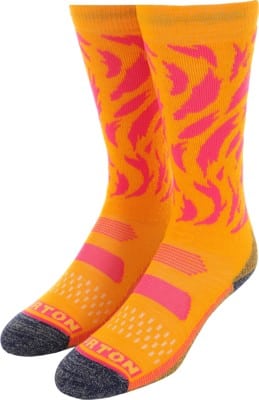 Burton Kids Performance Midweight Snowboard Socks - fur goldenrod - view large