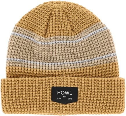 Howl Stripe Beanie - tan - view large