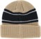 Howl Stripe Beanie - bone - reverse