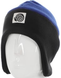 Spiral Wax Co Valhalla Fleece Ear Flap Beanie - blue