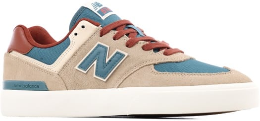 New Balance Numeric 574V Wide Skate Shoes - tan/sage - view large