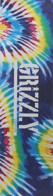 Grizzly Tie Dye Stamp Print Skateboard Grip Tape - multi 2 - view large