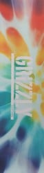 Grizzly Tie Dye Stamp Print Skateboard Grip Tape - multi 3