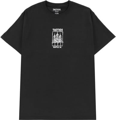 Tactics Seattle Trees T-Shirt - black - view large