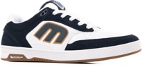 Etnies Aurelien Michelin Skate Shoes - white/navy/gold