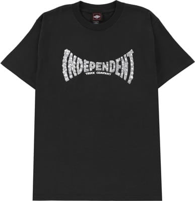 Independent Skull Span T-Shirt - black - view large