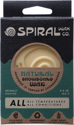 Spiral Wax Co All Temp Natural Snowboard Wax - natural - view large