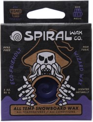 Spiral Wax Co Wizard Snowboard Wax - all temp purple