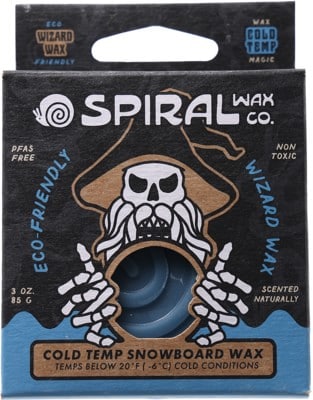 Spiral Wax Co Wizard Snowboard Wax - cold temp blue - view large