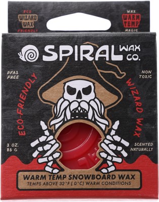 Spiral Wax Co Wizard Snowboard Wax - warm temp red - view large