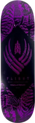 Powell Peralta Skeleton 9.0 Flight 309 Shape Skateboard Deck - purple foil - view large