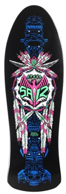 Powell Peralta Steve Saiz Totem 10.0 Skateboard Deck - blacklight - view large