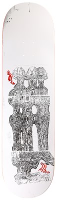 Swim Skateboard Co Terpening Nerves 8.7 Skateboard Deck - red - view large