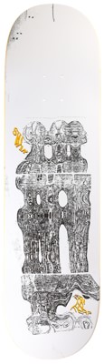 Swim Skateboard Co Terpening Nerves 8.7 Skateboard Deck - yellow - view large