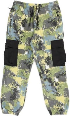 Autumn Bask Cargo Pant Sweatpants - moss camo - view large